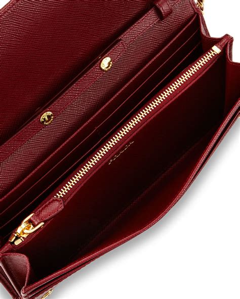 prada red leather wallet|buy prada wallet online.